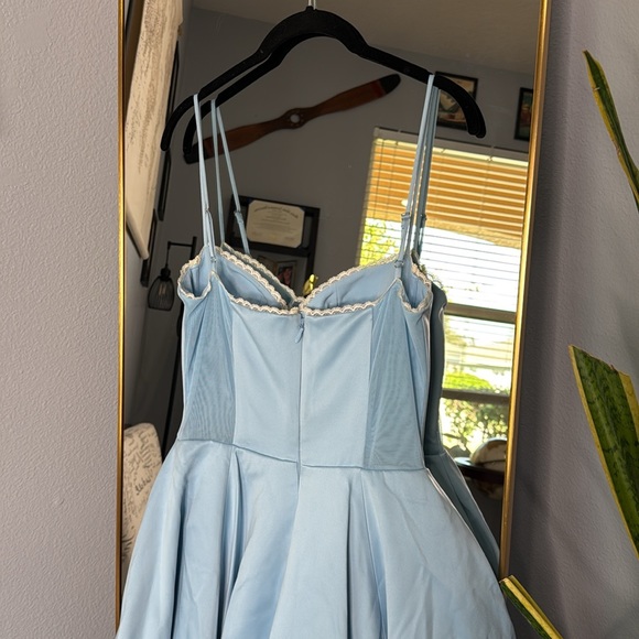 HOUSE OF CB 'Mademoiselle' Cinderella Blue Tulle Midi Dress NWOT - Picture 8 of 12